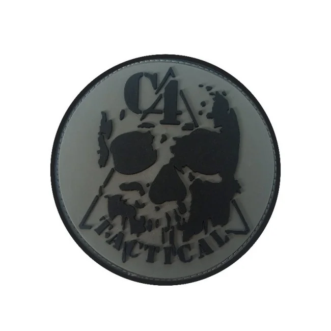 Patch 3D PVC "C4 TACTICAL" Basse Visibilité 8cm