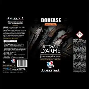 Degrease Nettoyant Désincrustant Dégraissant 250ml ARMÆSTRIA