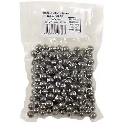 Billes d’acier pour fronde 8 mm – Lot 200 pièces Fox