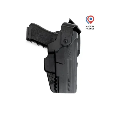Holster Étui rétention basculant Glock 17/19 Noir - GK Pro