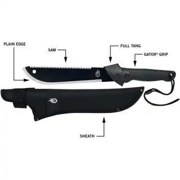 Machette GATOR JR Lame 273mm Gerber