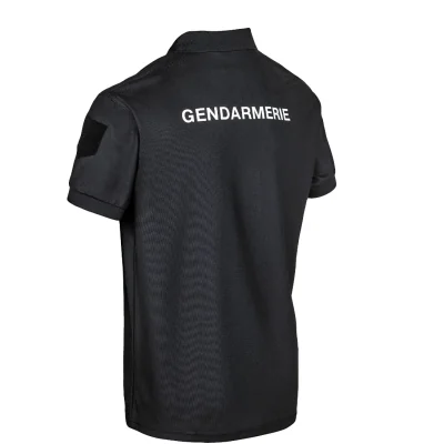 Polo Piqué Gendarmerie Cooldry 180gm² Patrol Noir *