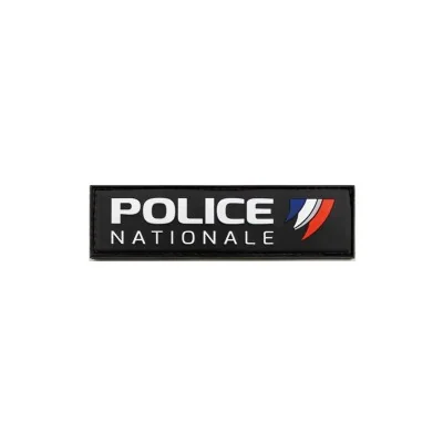 Bandeau Gomme “POLICE NATIONALE” Velcro 11×3 cm GK Pro*