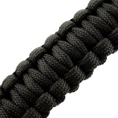 Bracelet en paracorde Pierre a Feu, Boussole, Sifflet M-Tac Noir