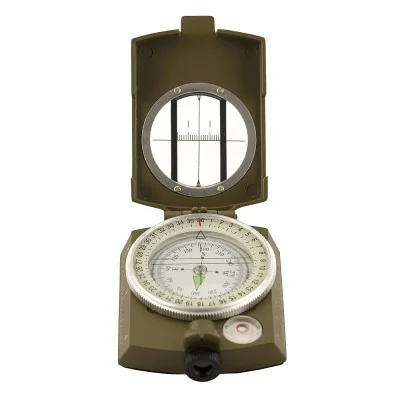 Boussole Militaire sur cadre pliable a Viseur M-Tac Olive