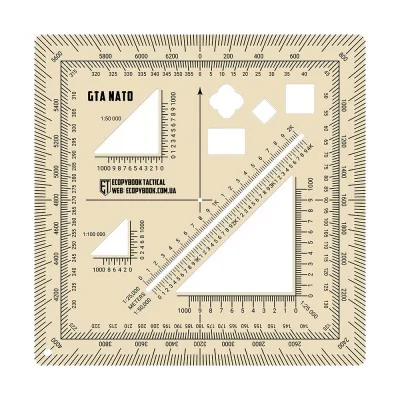 Carre de Point Regle Tactique GTA OTAN M-Tac