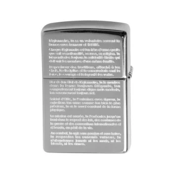 Briquet Zippo Code d'Honneur du Légionnaire *