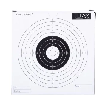 Cibles Carton UX 14x14cm x100 Umarex Blanc *
