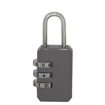 Cadenas à combinaison en métal Gris *