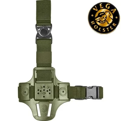 Plaque de cuisse compacte 1 sangle Vert Od