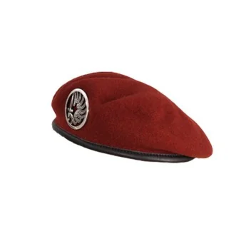 Béret Militaire Amarante Troupes Aéroportées