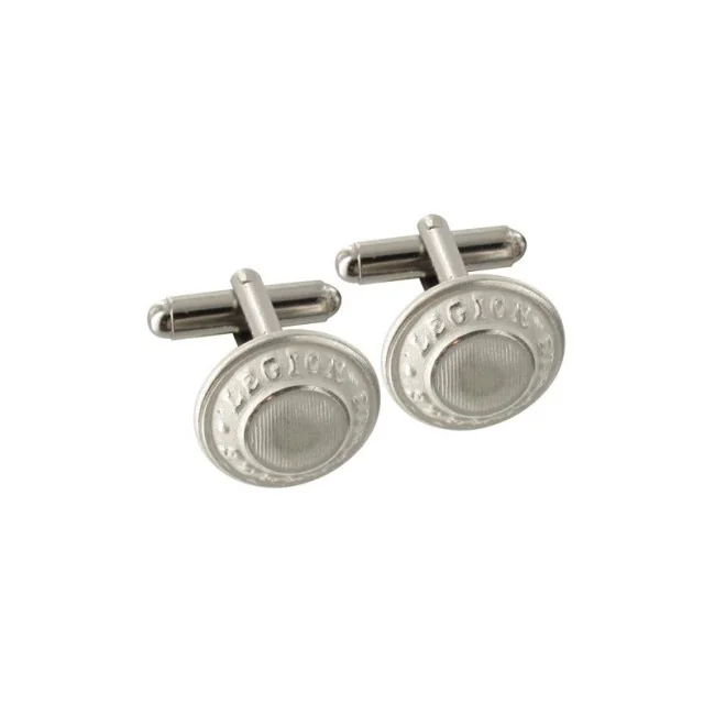 Boutons de Manchette Légion Argent 16mm – Élégance & Tradition Boutons de Manchette Légion Argent 16mm – Élégance & Tradition