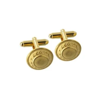 Boutons de Manchette Légion Or Mat 16mm